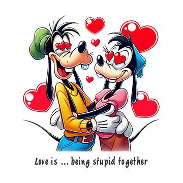 Love is being stupid together OEM - 2