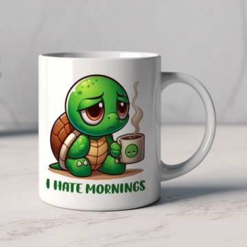 Χελωνάκι I Hate Mornings OEM - 1